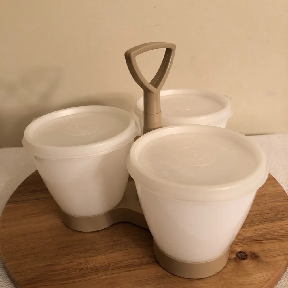 Vintage Tupperware Condiment Set - Picture 3 of 4